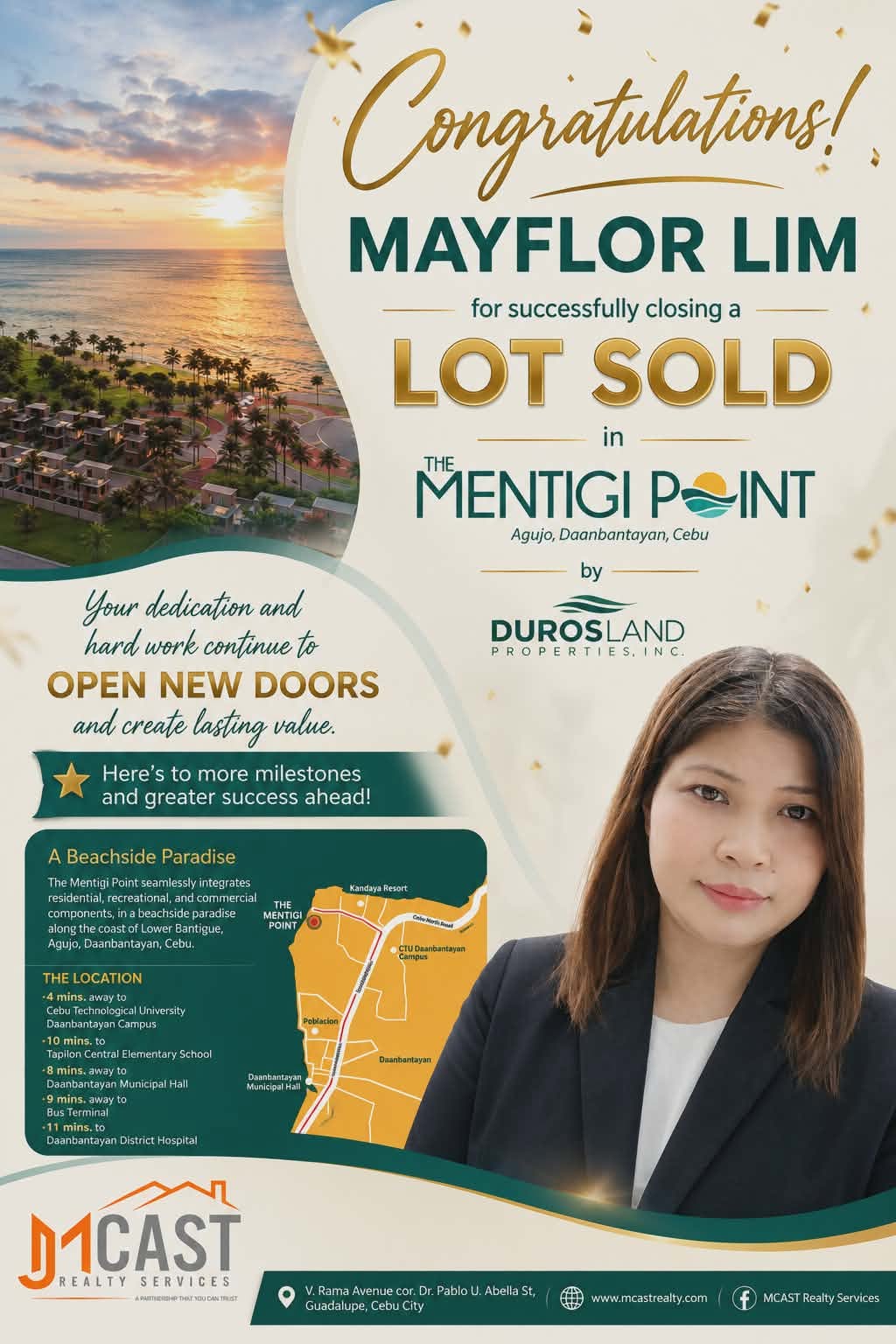🏆 Congratulations, Mayflor Lim! 🏆
